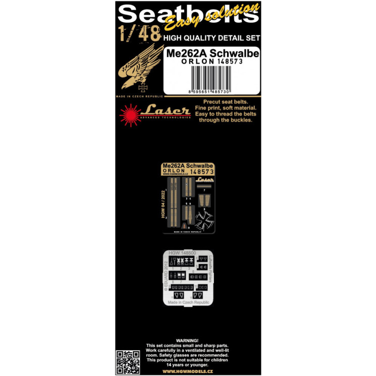 HGW 148573 Me262A Schwalbe (Orlon)